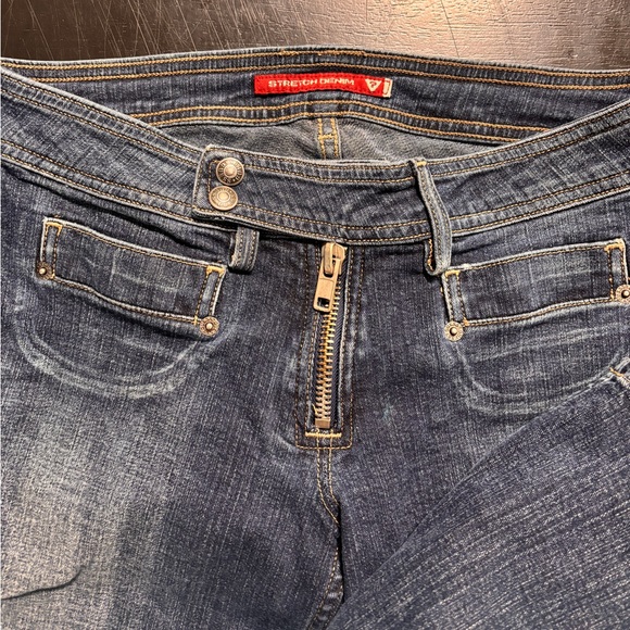 Guess Y2K Low Rise Bootcut Jeans | Women’s 29 Dark Wash Vintage 2000s Denim - Picture 2 of 4